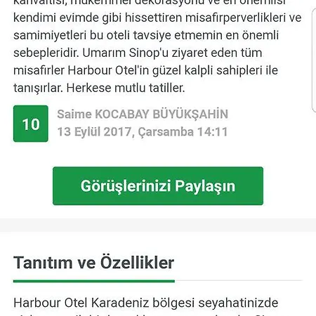 Harbour Bed & Breakfast Sinop